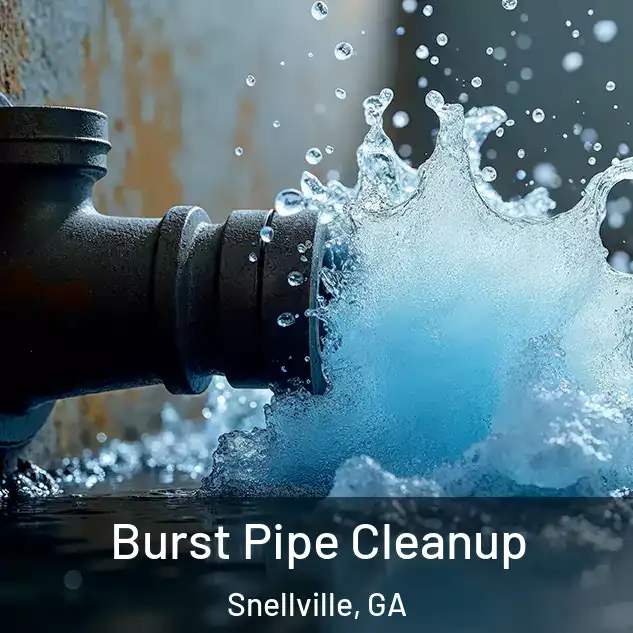  Burst Pipe Cleanup Snellville, GA