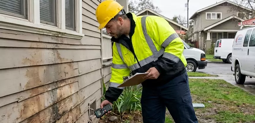 Water Damage Exterior Wall Snellville