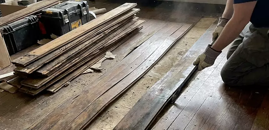 Wood Veneer Water Damage Repair Snellville