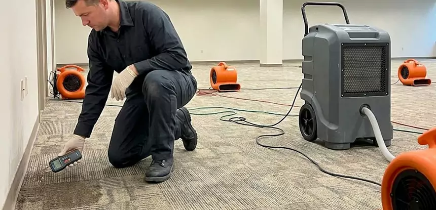 Drying Carpet Padding After Flood in Snellville